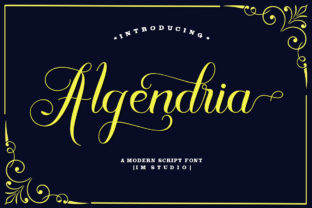Algendria: A Dynamic Script Font for Web Design and Branding