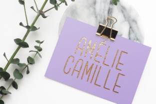 Amélie Camille: A Script Font for Editorial Elegance