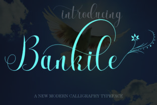 Bankile: A Font That Adds Elegance to Every Craft Project