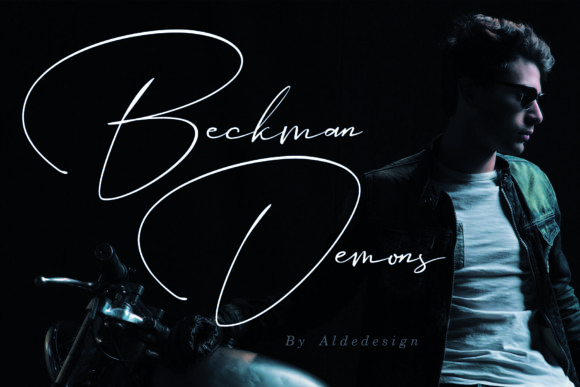 Beckman Demons: A Modern Script Font for Digital Design