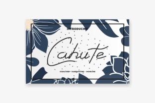 Cahute: A Script Font for Digital Design Excellence