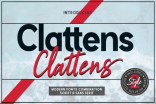 Clattens Duo: A Font Pair for Editorial Design and Brand Identity