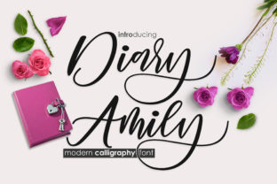 Diary Amily: A Script Font for Digital Branding and Web Design