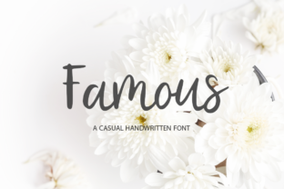 Famous Font Review: A Romantic Script for Special Moments