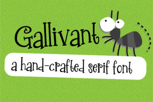 Gallivant: A Handwritten Serif Font for Editorial Design