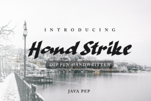 Hand Strike: A Bold Font for Digital Design
