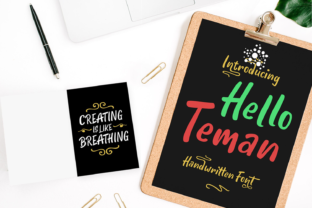 Hello Teman: A Font That Adds Personality to Your Brand