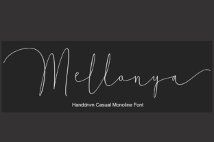 Mellonya: A Modern Calligraphy Font for Editorial Design