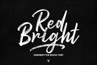 Red Bright: A Font That Speaks in Ink