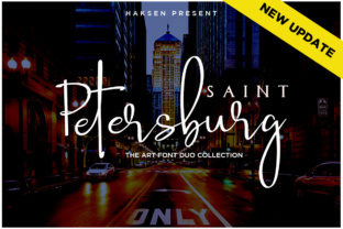 Saint Petersburg Duo: A Script Font for Editorial Excellence