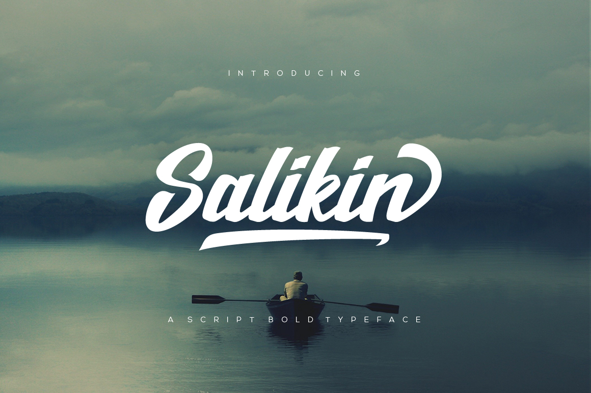 Salikin: A Bold Script Font for Digital Design
