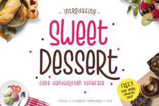 Sweet Dessert: A Playful Script for Editorial Design
