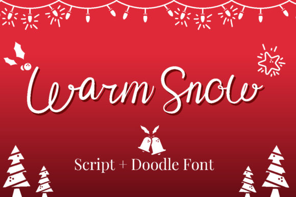 Warm Snow: A Handwritten Script Font for Winter Branding